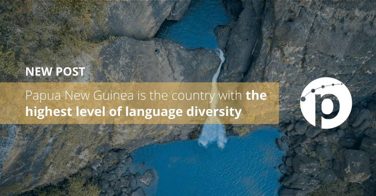 Papua New Guinea is the country with the highest level of language diversity